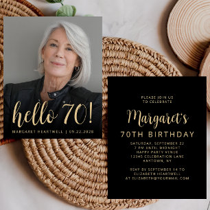 Papier Invitation pour une fête d'anniversaire Budget Pho