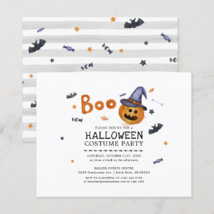 Papier Invitation pour une fête d'Halloween à petit budge