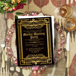 Papier Invitation pour une soirée d'anniversaire sur le t