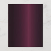 Papier Invitation rose gold et burgundy pour 90e annivers (Dos)