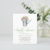 Papier Invitation rustique chic à petit budget pour une b (Debout devant)