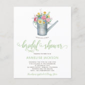 Papier Invitation rustique chic à petit budget pour une b (Devant)