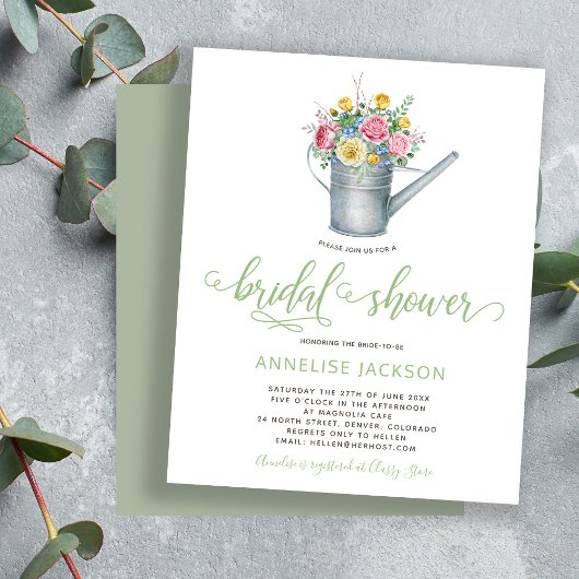Papier Invitation rustique chic à petit budget pour une b