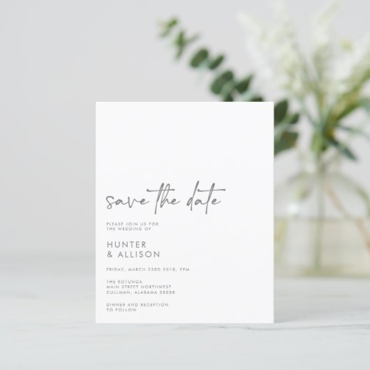 Papier Invitation Save The Date (Debout devant)