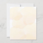 Papier Invitation Sunflowers lavande nuptiale douche (Dos)