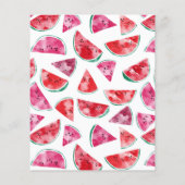 Papier Invitation sur le Baby shower de pastèque Budget (Dos)