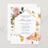 Papier Invitation Sutton Bridal Shower (Devant / Derrière)