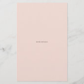 Papier Invitation Wedding shower de cadre Floral blanc et (Dos)