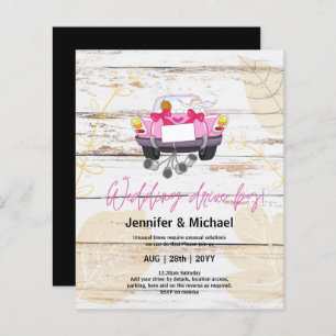 Papier Invitations budgétaires d'entraînement Mariage mig