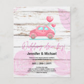 Papier Invitations budgétaires d'entraînement Mariage mig (Devant)