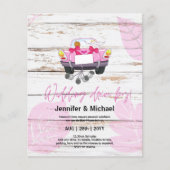 Papier Invitations budgétaires d'entraînement Mariage mig (Devant)