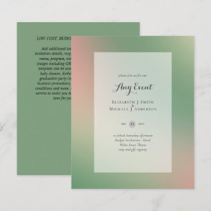 Papier INVITATIONS BUDGÉTAIRES - TOUT ÉVÉNEMENT - GreenAb