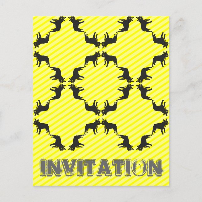 Papier Invitations Bulldog (Devant)