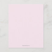 Papier Invitations d'anniversaire de la fille budget (Dos)