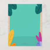 Papier Invitations d'anniversaire de Tiger Budget (Dos)