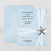 Papier Invitations de cérémonie de mariage de (Devant / Derrière)