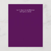 Papier Invitations de confirmation Eucalyptus Greenery Bu (Dos)