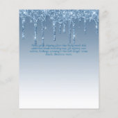 Papier INVITATIONS DE DIPLÔME - Parties scintillant de go (Dos)