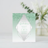 Papier INVITATIONS DE DIPLÔME - Parties scintillant de go (Debout devant)