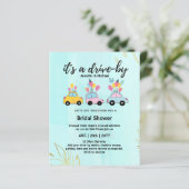 Papier Invitations De Douche Nuptiale À Bout BUDGET (Debout devant)