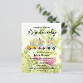 Papier Invitations De Douche Nuptiale À Bout BUDGET (Debout devant)