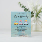 Papier Invitations De Douche Nuptiale À Bout BUDGET (Debout devant)