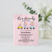 Papier Invitations De Douche Nuptiale À Bout BUDGET (Debout devant)