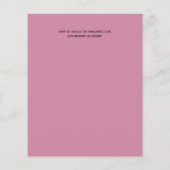 Papier Invitations De Douche Nuptiale À Bout BUDGET (Dos)