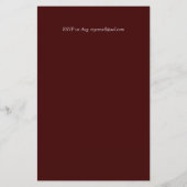 Papier Invitations de douche nuptiale BUDGET Couleurs per (Dos)