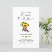 Papier Invitations de douche nuptiale BUDGET Couleurs per (Debout devant)