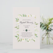 Papier Invitations de douche nuptiale BUDGET Couleurs per (Debout devant)