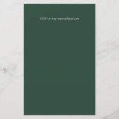 Papier Invitations de douche nuptiale BUDGET Couleurs per (Dos)