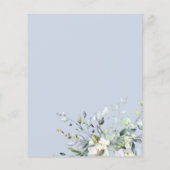 Papier Invitations de douche nuptiale budget verdure (Dos)