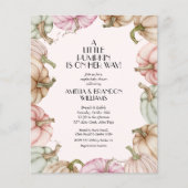 Papier Invitations de douche pour bébé pour Citrouilles b (Devant)