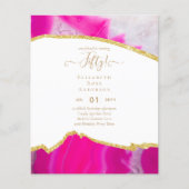 Papier Invitations de fête du 50e anniversaire Parties sc (Devant)