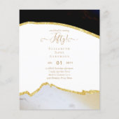 Papier Invitations de fête du 50e anniversaire Parties sc (Devant)