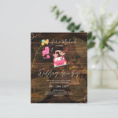 Papier Invitations de mariage à budget Drive-BY - Couple (Debout devant)
