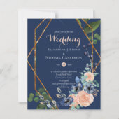 Papier Invitations de mariage à faible budget avec envelo (Devant)