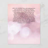 PAPIER INVITATIONS DE MARIAGE BUDGÉTAIRE DATES D'ÉPARGNE (Dos)