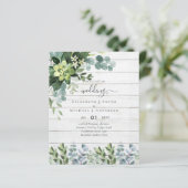 PAPIER INVITATIONS DE MARIAGE BUDGÉTAIRE DATES D'ÉPARGNE (Debout devant)