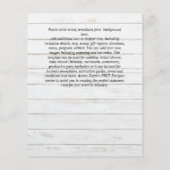 PAPIER INVITATIONS DE MARIAGE BUDGÉTAIRE DATES D'ÉPARGNE (Dos)