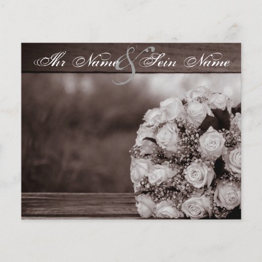 Papier Invitations de mariage élégantes 12 (Devant)