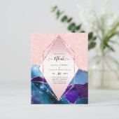 Papier Invitations de mariage islamique Nikah - Glittery  (Debout devant)