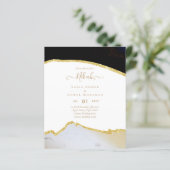 Papier Invitations de mariage islamique Nikah - Glittery  (Debout devant)