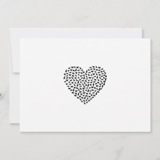 Papier Invitations de papier ・ Cartes de pliage co (Devant)