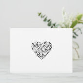 Papier Invitations de papier ・ Cartes de pliage co (Debout devant)