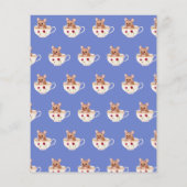 Papier Invitations de Tea Party pour le budget Baby showe (Dos)