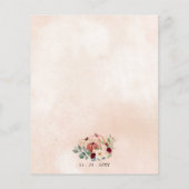 Papier Invitations des Mariages de automne de pays Citrou (Dos)