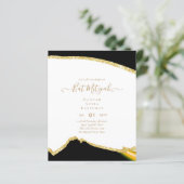 Papier Invitations du BAT MITZVAH de Parties scintillant  (Debout devant)