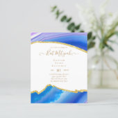 Papier Invitations du BAT MITZVAH de Parties scintillant  (Debout devant)